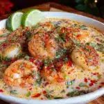 creamy Thai coconut shrimp soup - featured image