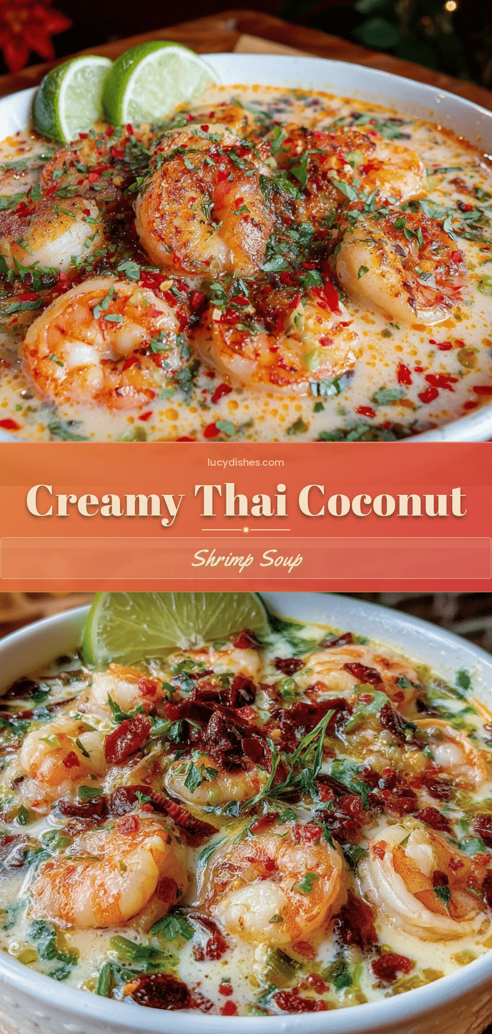 creamy Thai coconut shrimp soup recipe