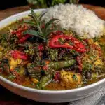 creamy thai green curry - featured image