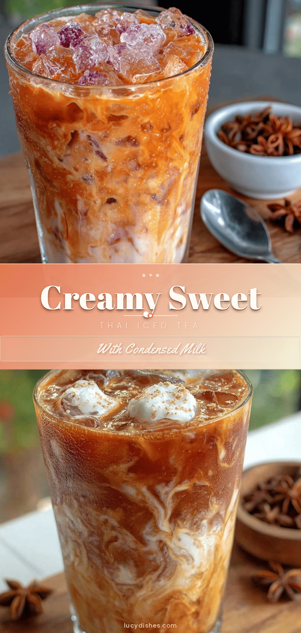 creamy thai iced tea with condensed milk recipe