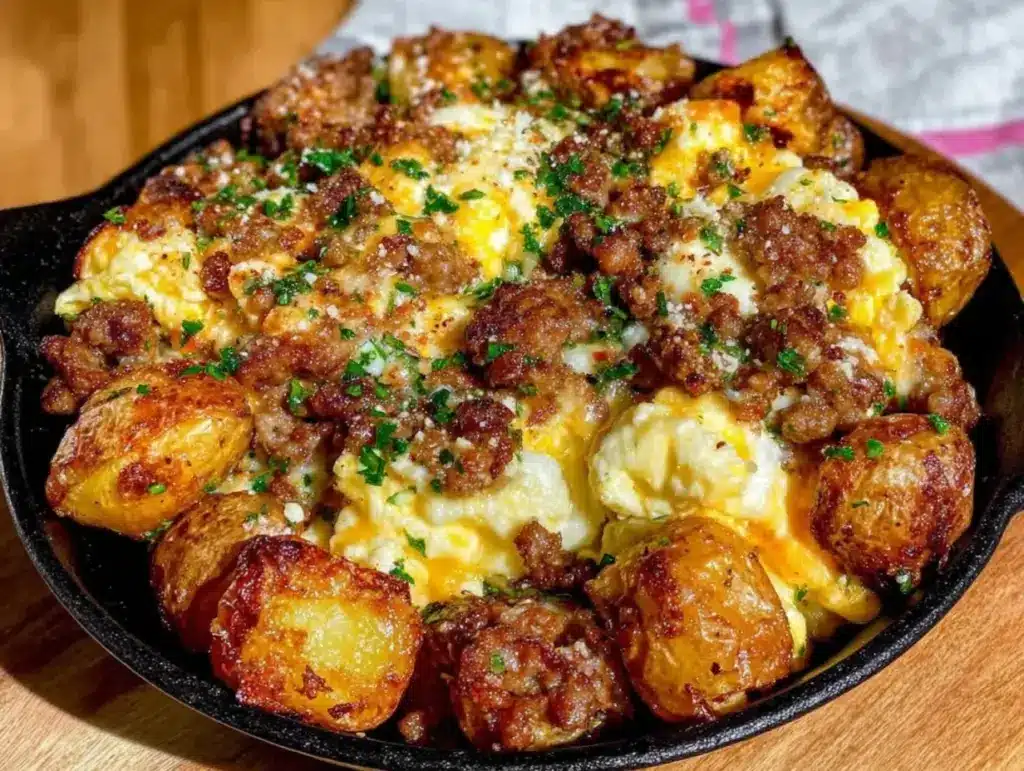 crispy Blackstone breakfast scramble - featured image