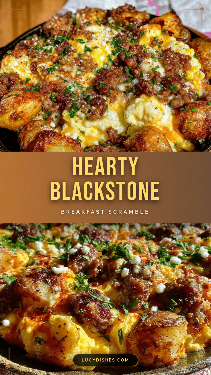 crispy Blackstone breakfast scramble recipe