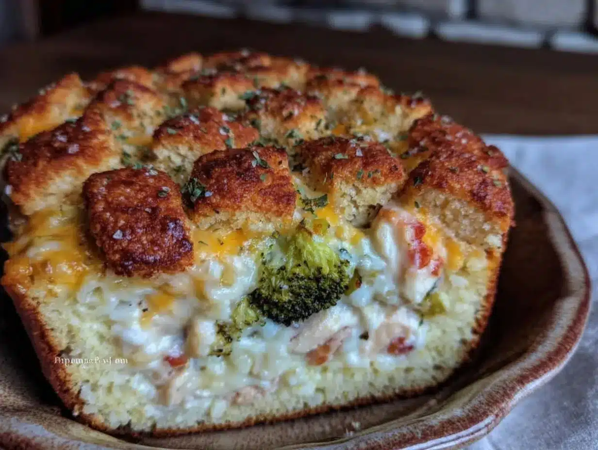 crispy chicken broccoli rice casserole preparation steps