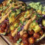 crispy chickpea tacos - featured image