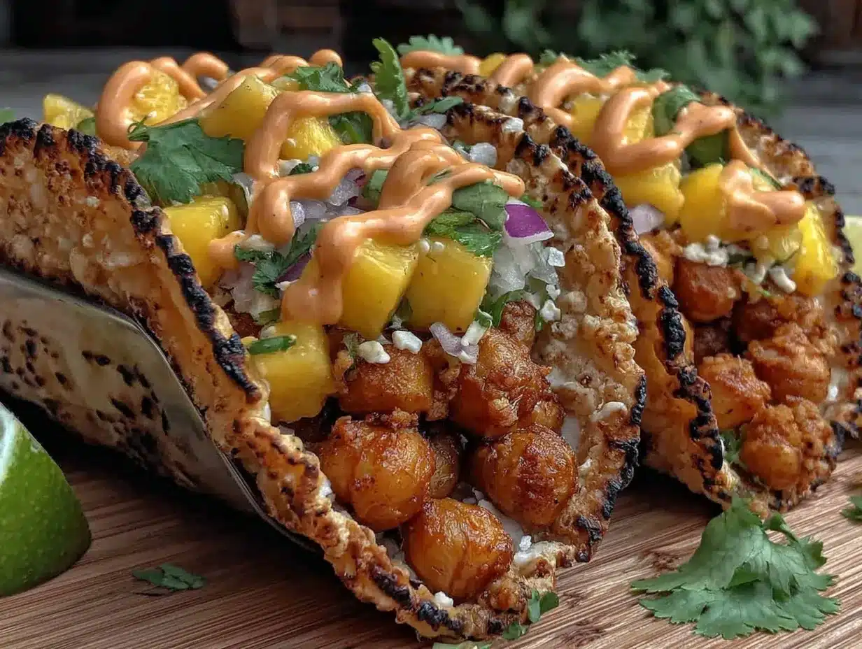 crispy chickpea tacos preparation steps