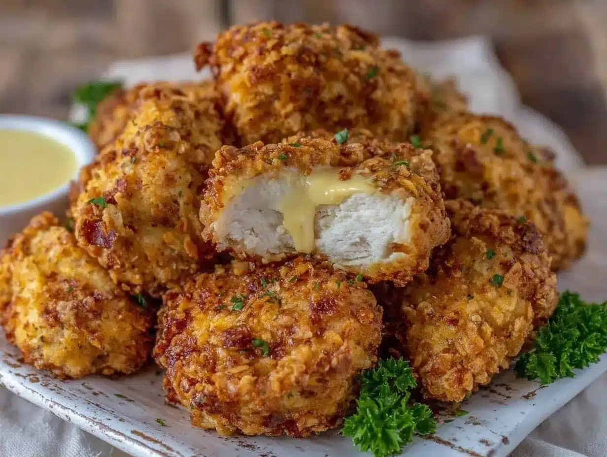 crispy copycat chick-fil-a nuggets preparation steps