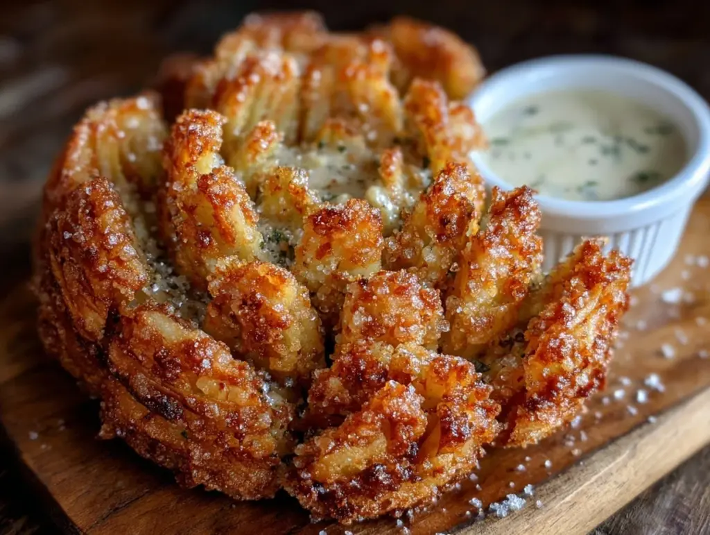 crispy copycat outback bloomin onion - featured image