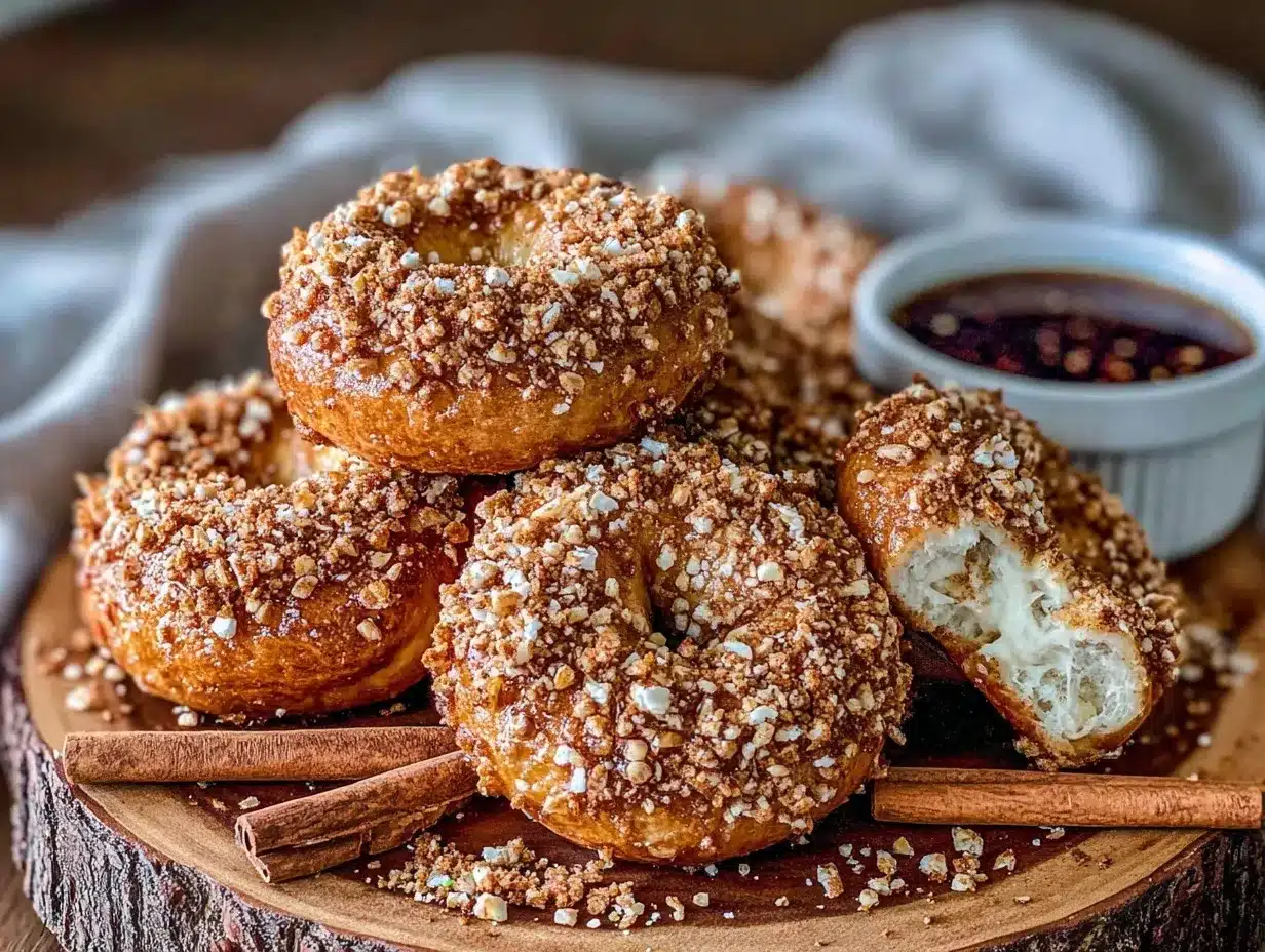 crispy copycat panera cinnamon crunch bagels preparation steps
