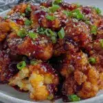 crispy general tsos cauliflower - featured image