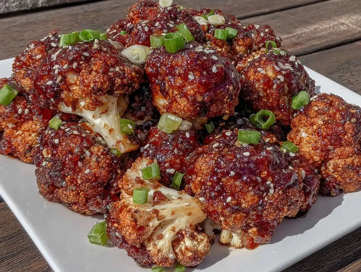 crispy general tsos cauliflower preparation steps