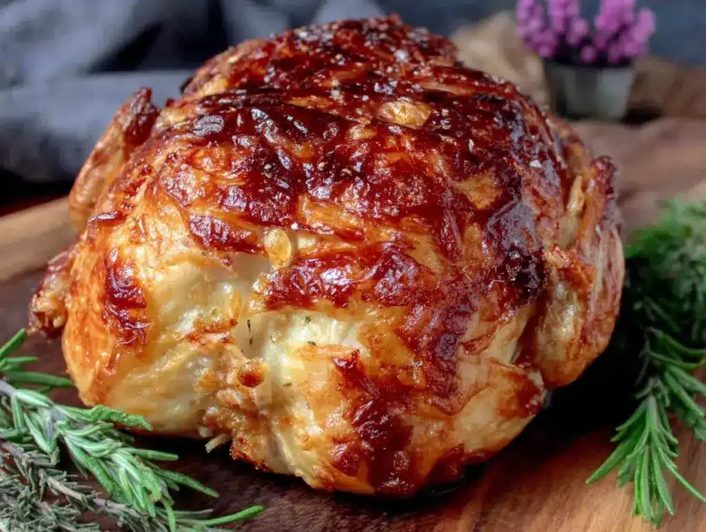 crispy Instant Pot whole rotisserie chicken - featured image