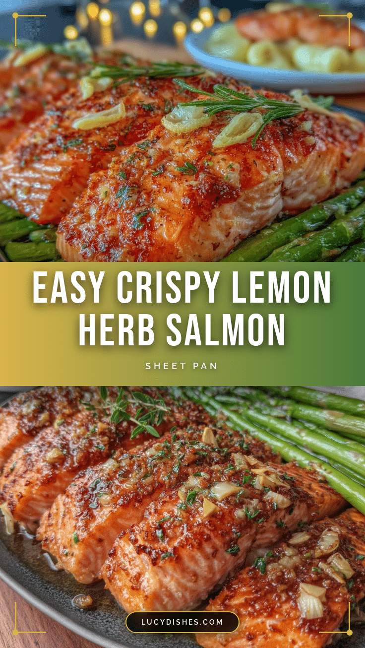 crispy lemon herb salmon recipe