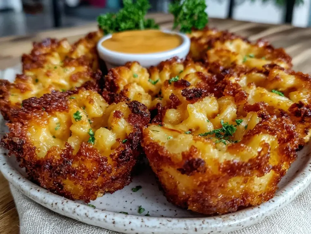 crispy mac and cheese bites - featured image