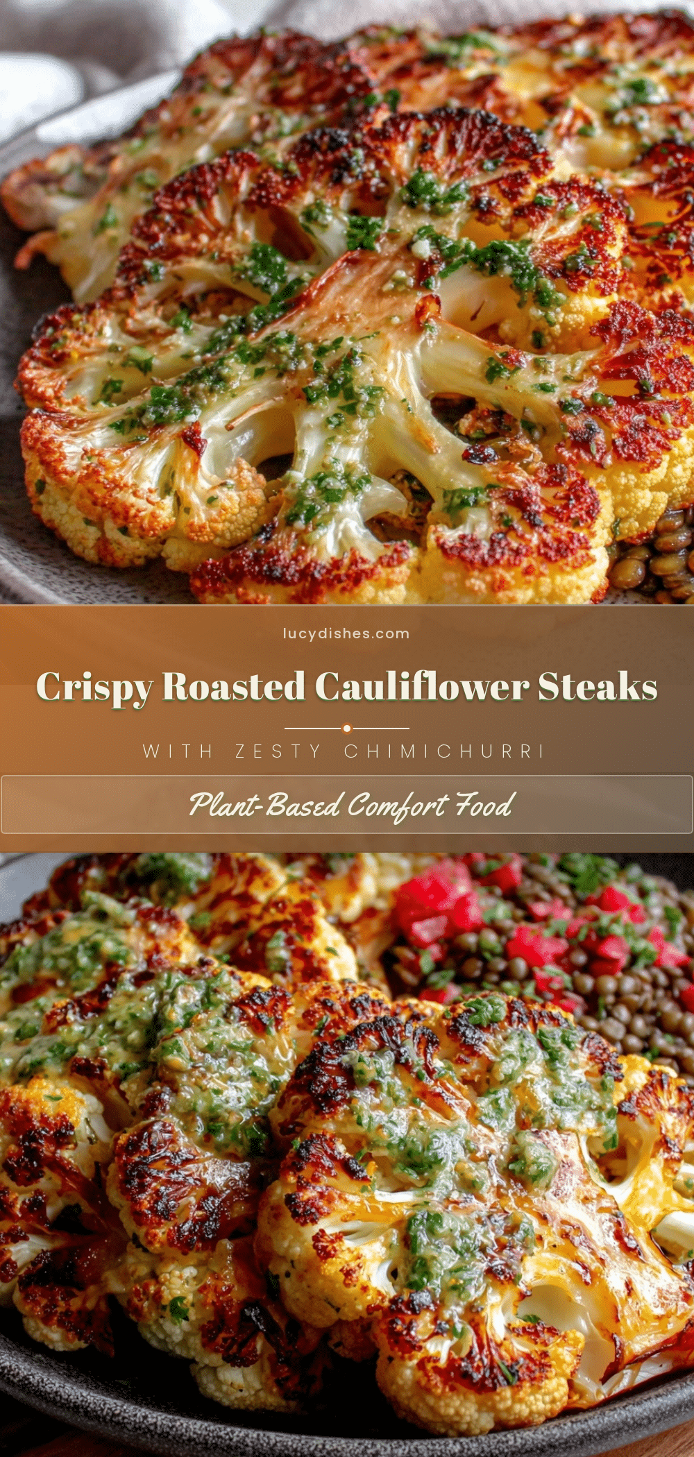crispy roasted cauliflower steaks recipe