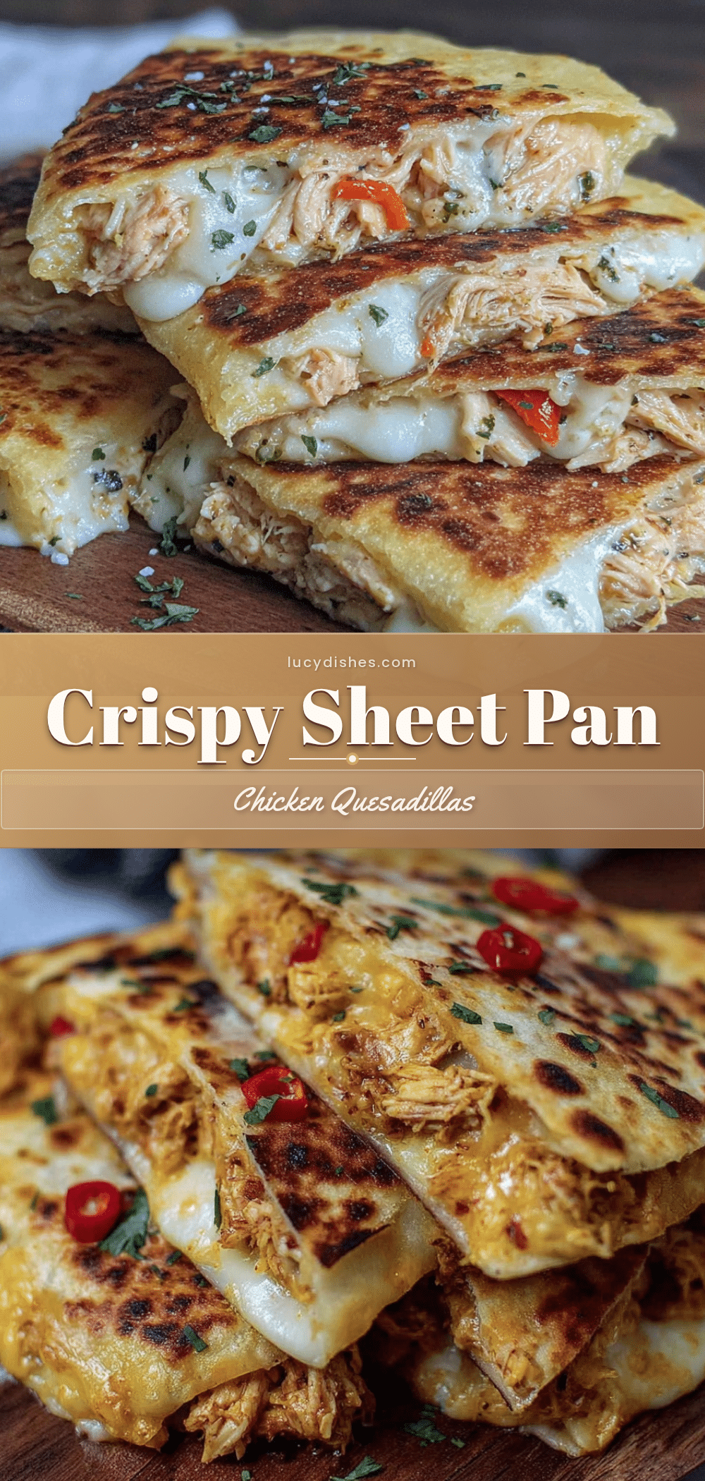 crispy sheet pan quesadillas with chicken recipe