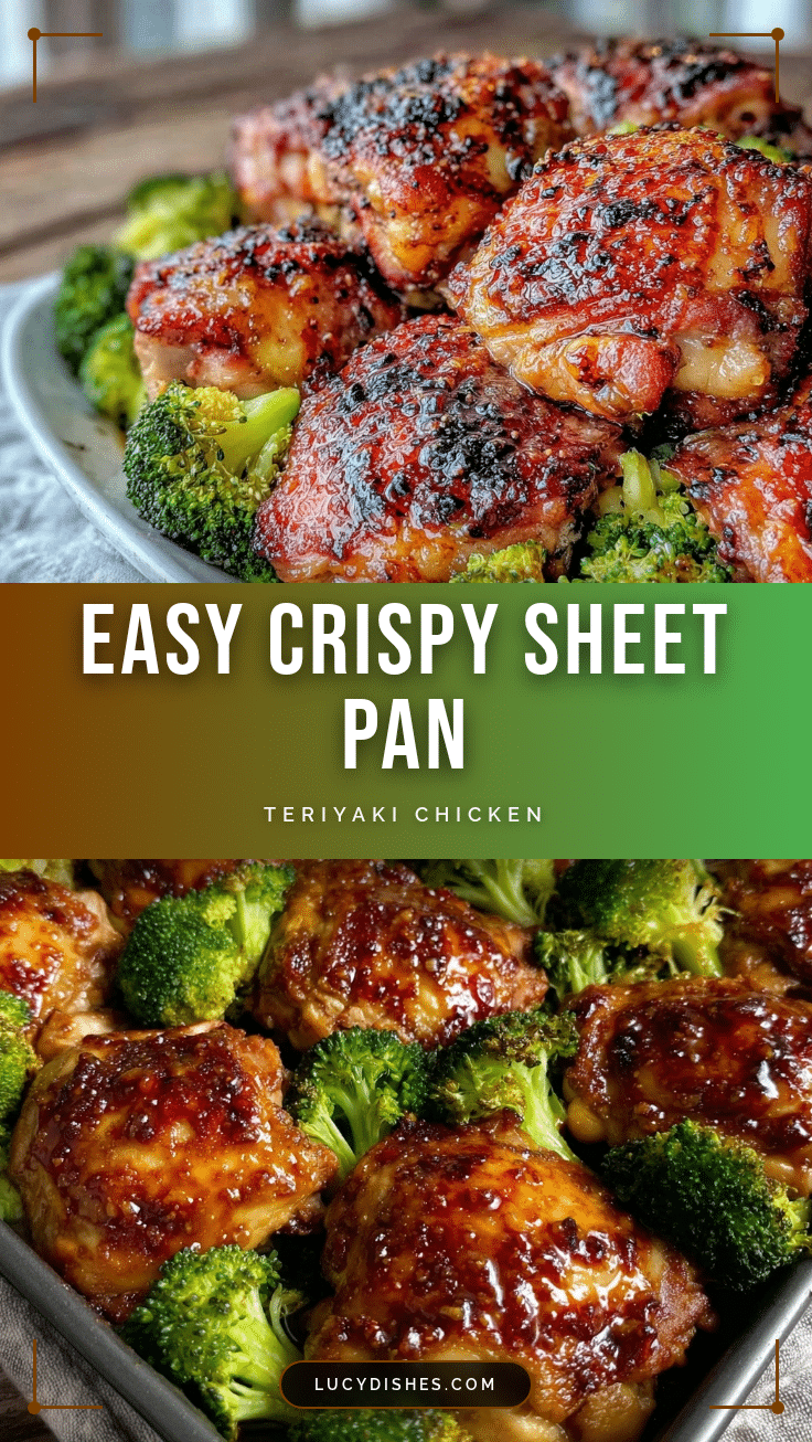 crispy sheet pan teriyaki chicken and broccoli recipe