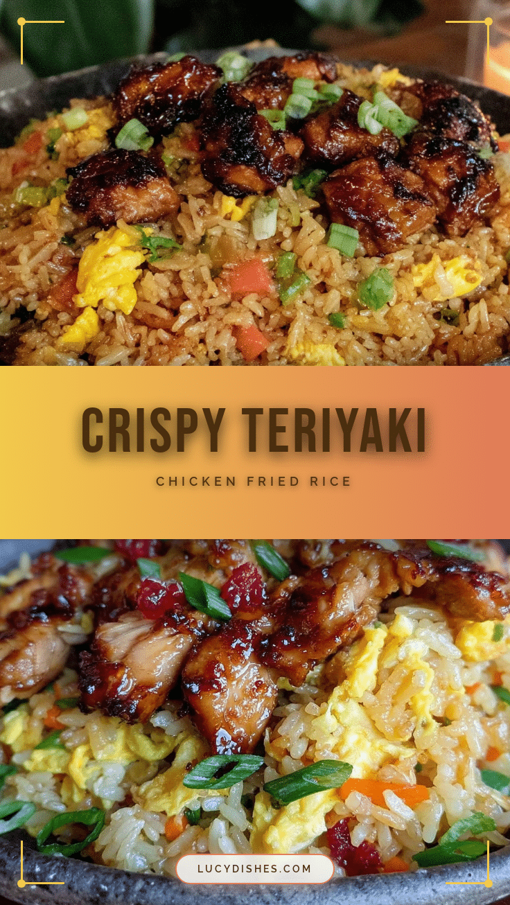 crispy teriyaki chicken fried rice recipe