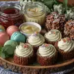 Easter dessert charcuterie board - featured image
