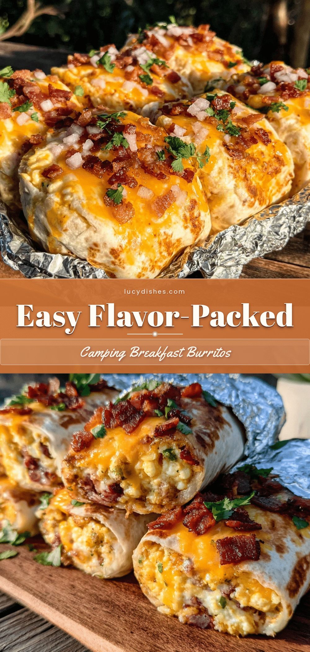 easy camping breakfast burritos recipe