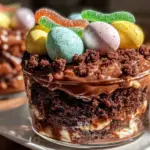 Easy Creamy Dirt Cup Easter Nests - featured image