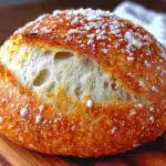 easy no-knead sourdough bread - featured image