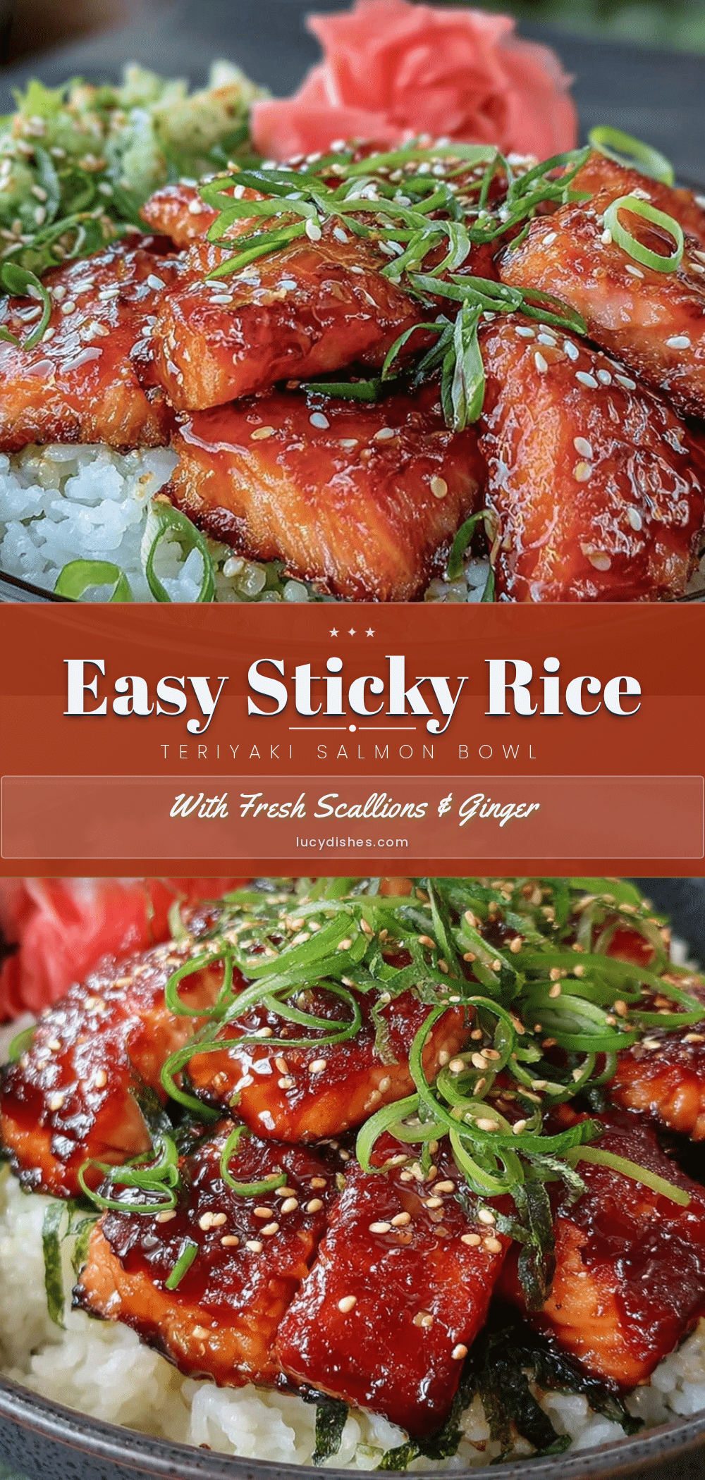 easy teriyaki salmon bowl recipe