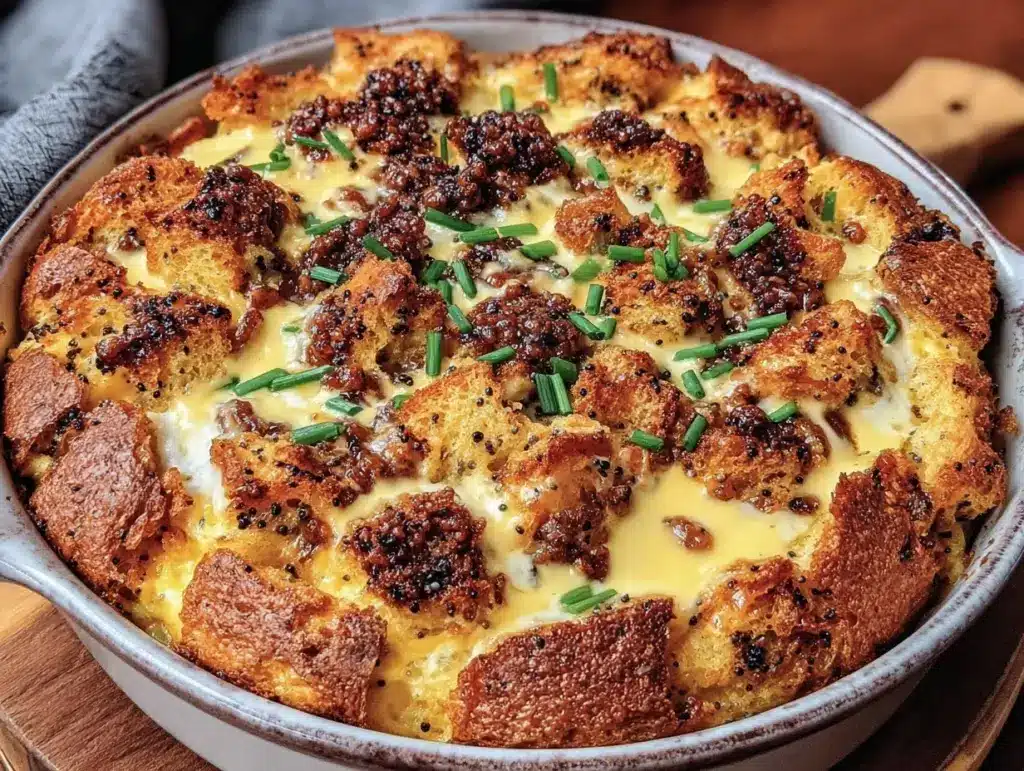 everything bagel breakfast casserole - featured image