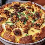 everything bagel breakfast casserole - featured image