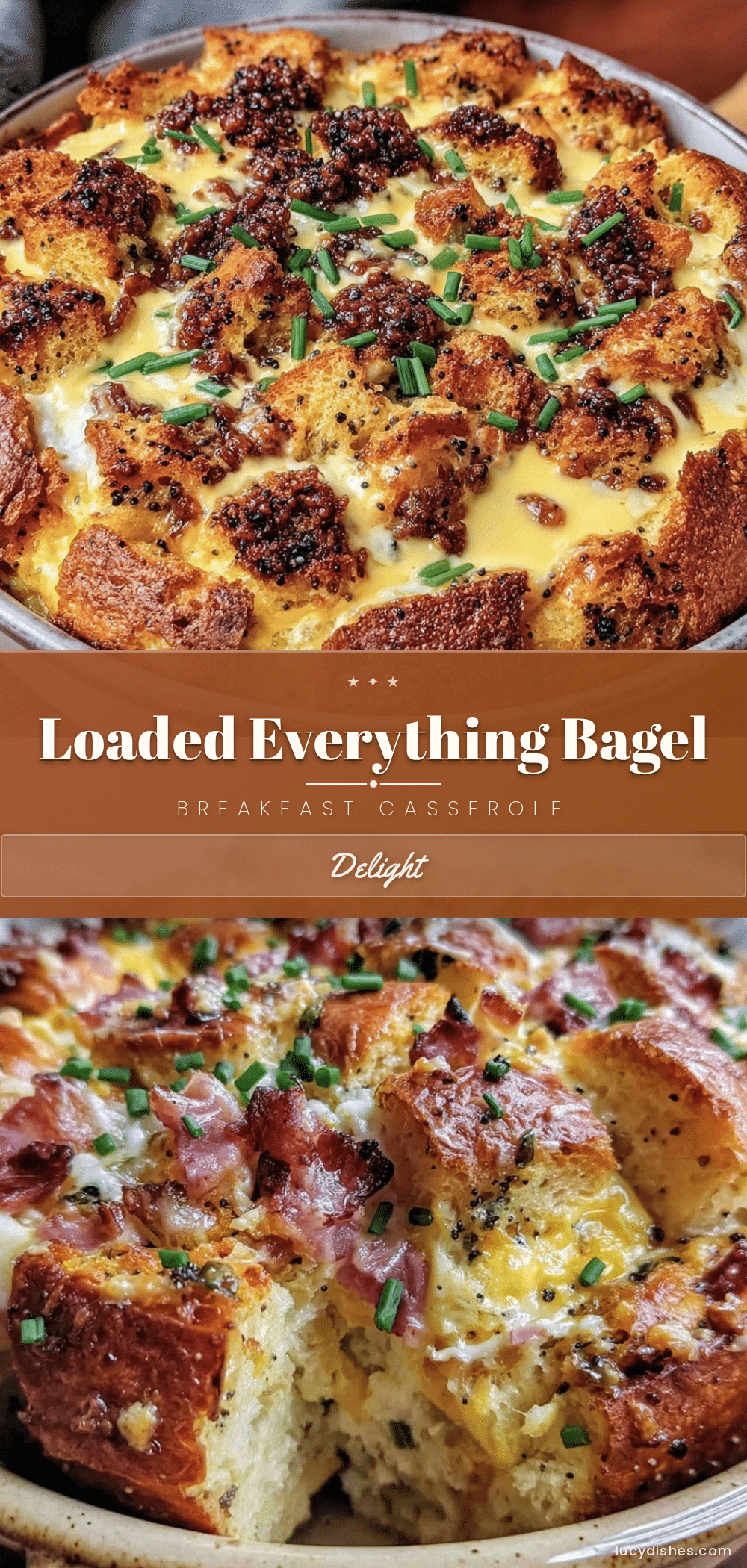 everything bagel breakfast casserole recipe