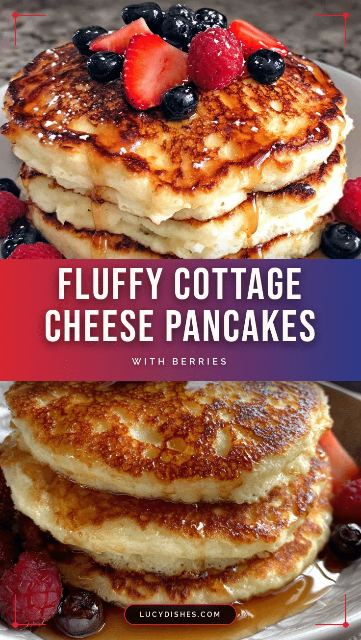 fluffy cottage cheese pancakes recipe