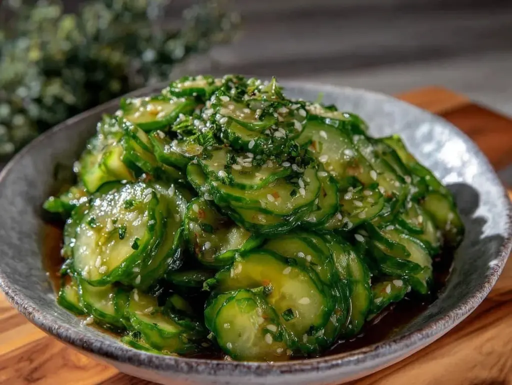 Fresh Asian Cucumber Salad - featured image