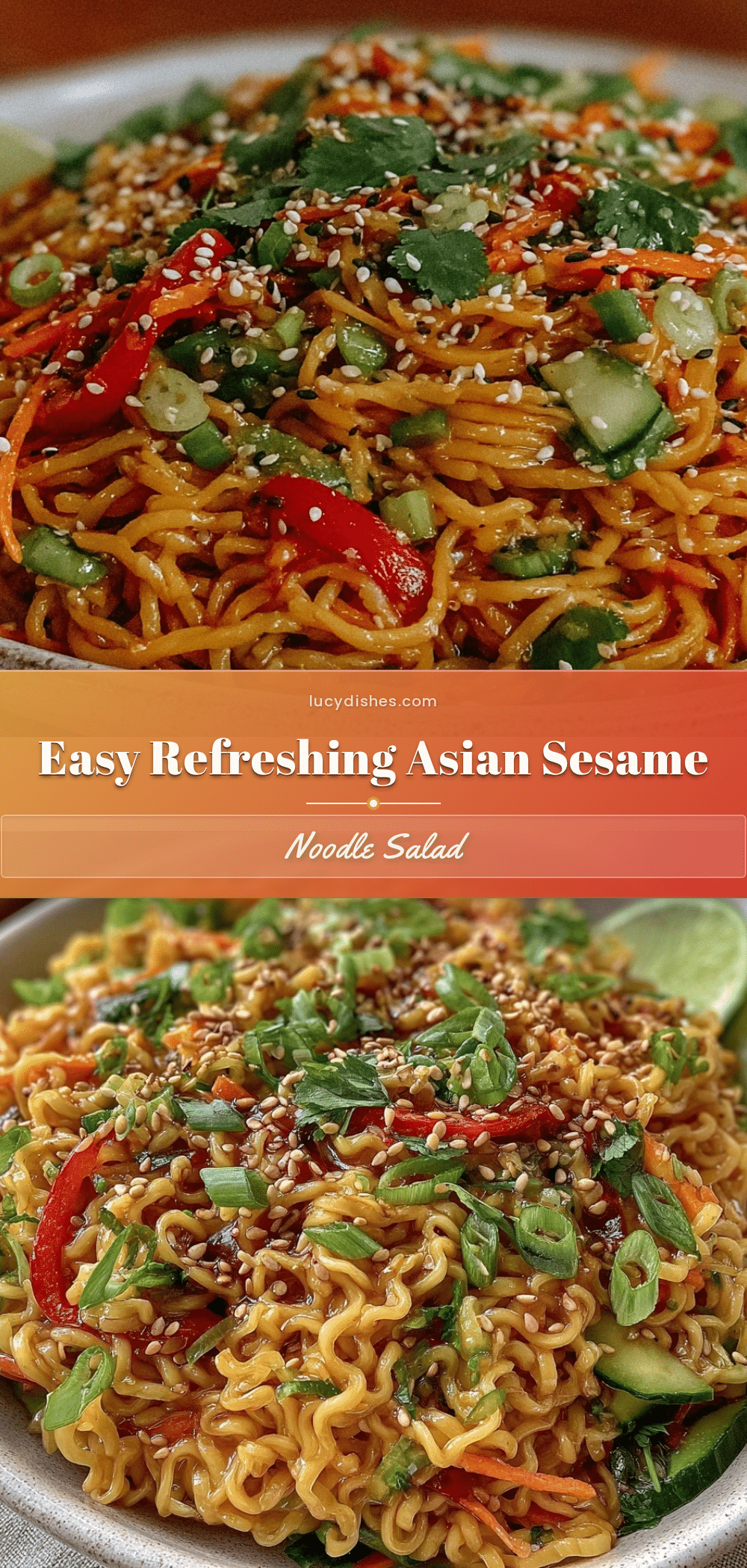 fresh asian sesame noodle salad recipe
