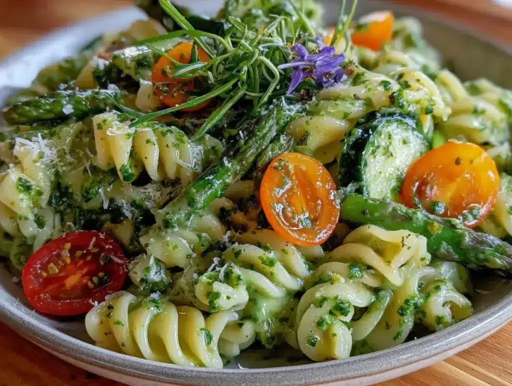 Fresh Green Goddess Pasta Salad - featured image