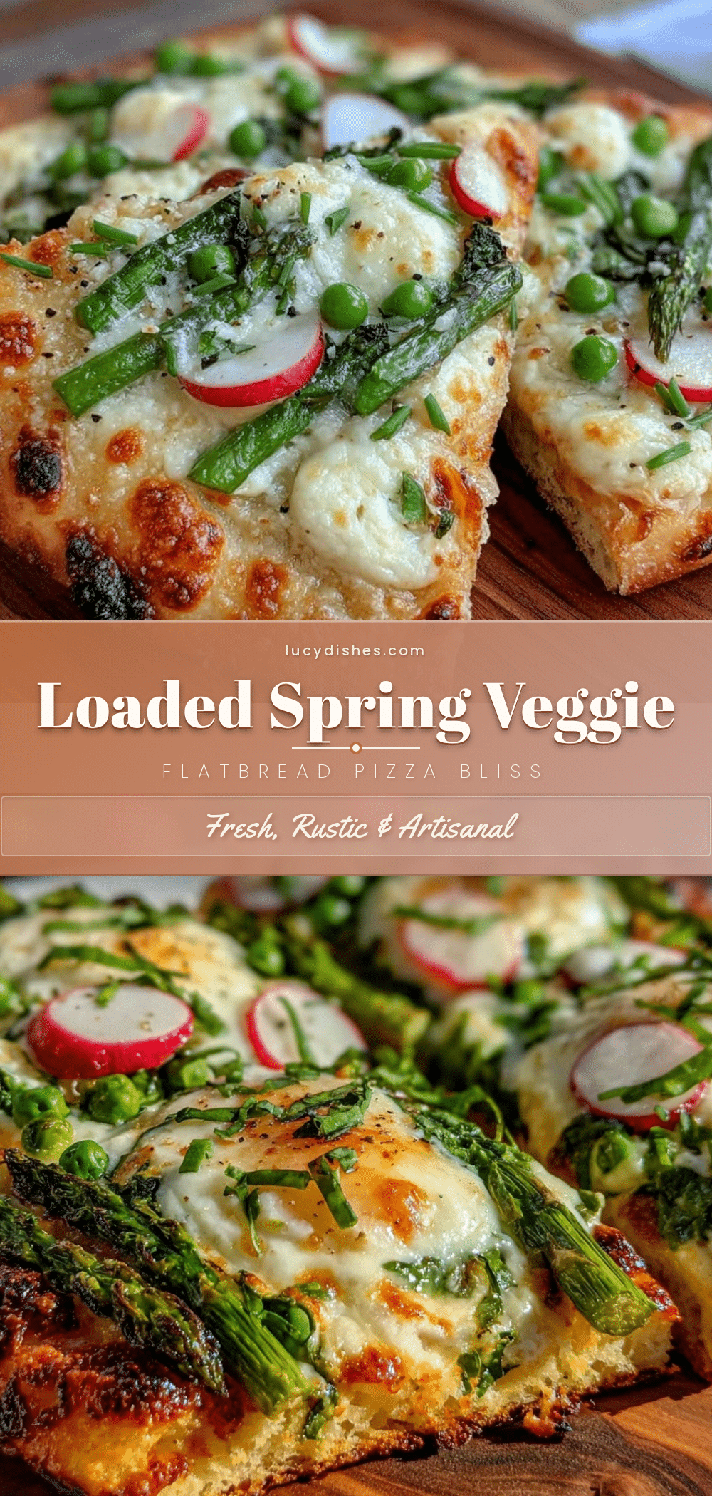 fresh loaded spring veggie flatbread pizza recipe