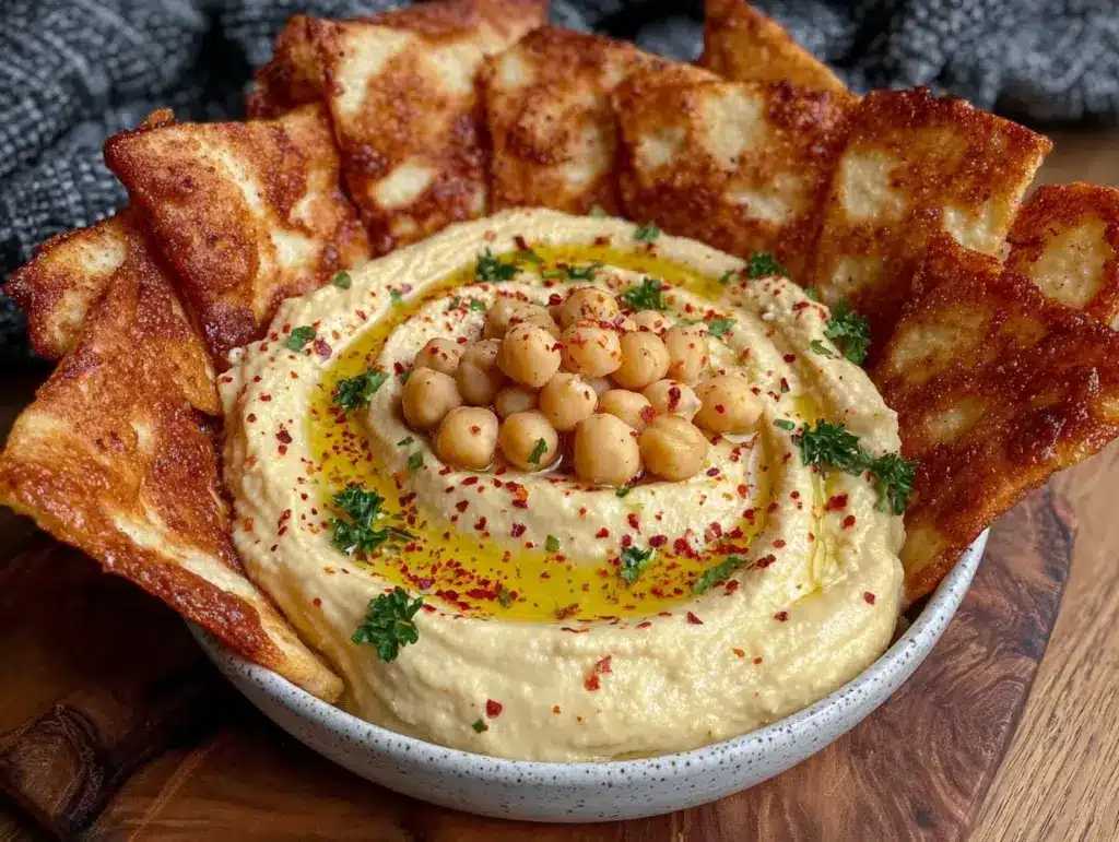 fresh mediterranean hummus platter - featured image