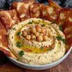 fresh mediterranean hummus platter - featured image
