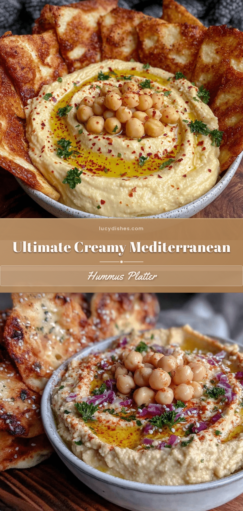 fresh mediterranean hummus platter recipe