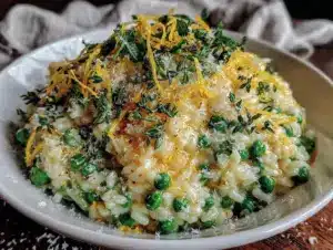 fresh spring risotto - featured image