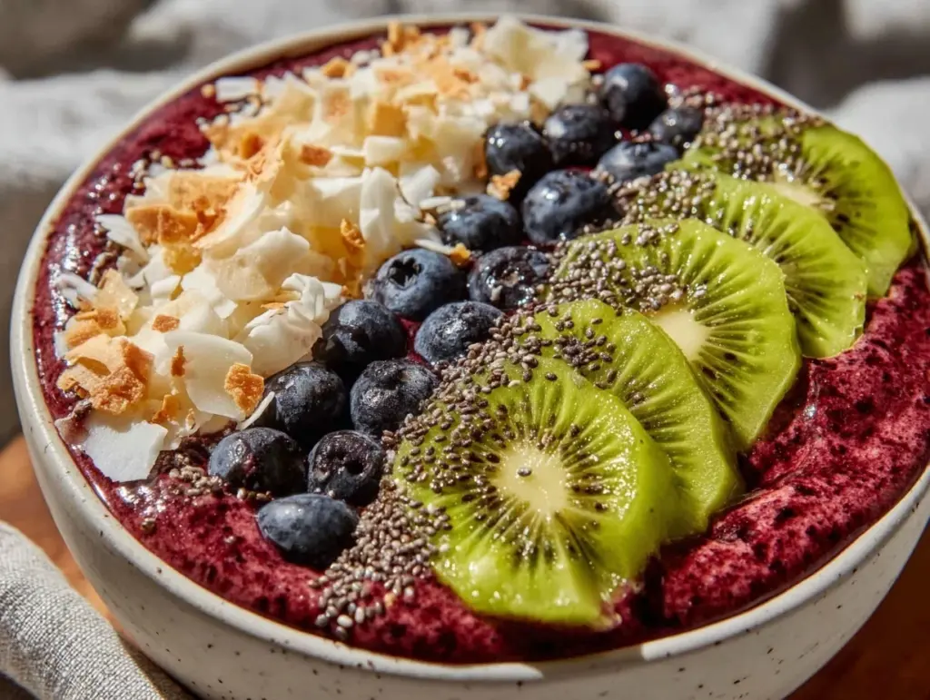 fresh superfood smoothie bowl - featured image