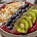 fresh superfood smoothie bowl - featured image