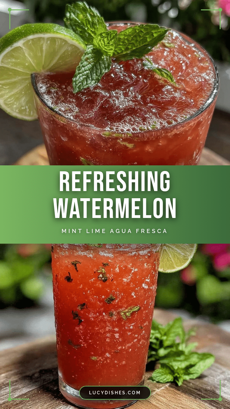 fresh watermelon agua fresca recipe