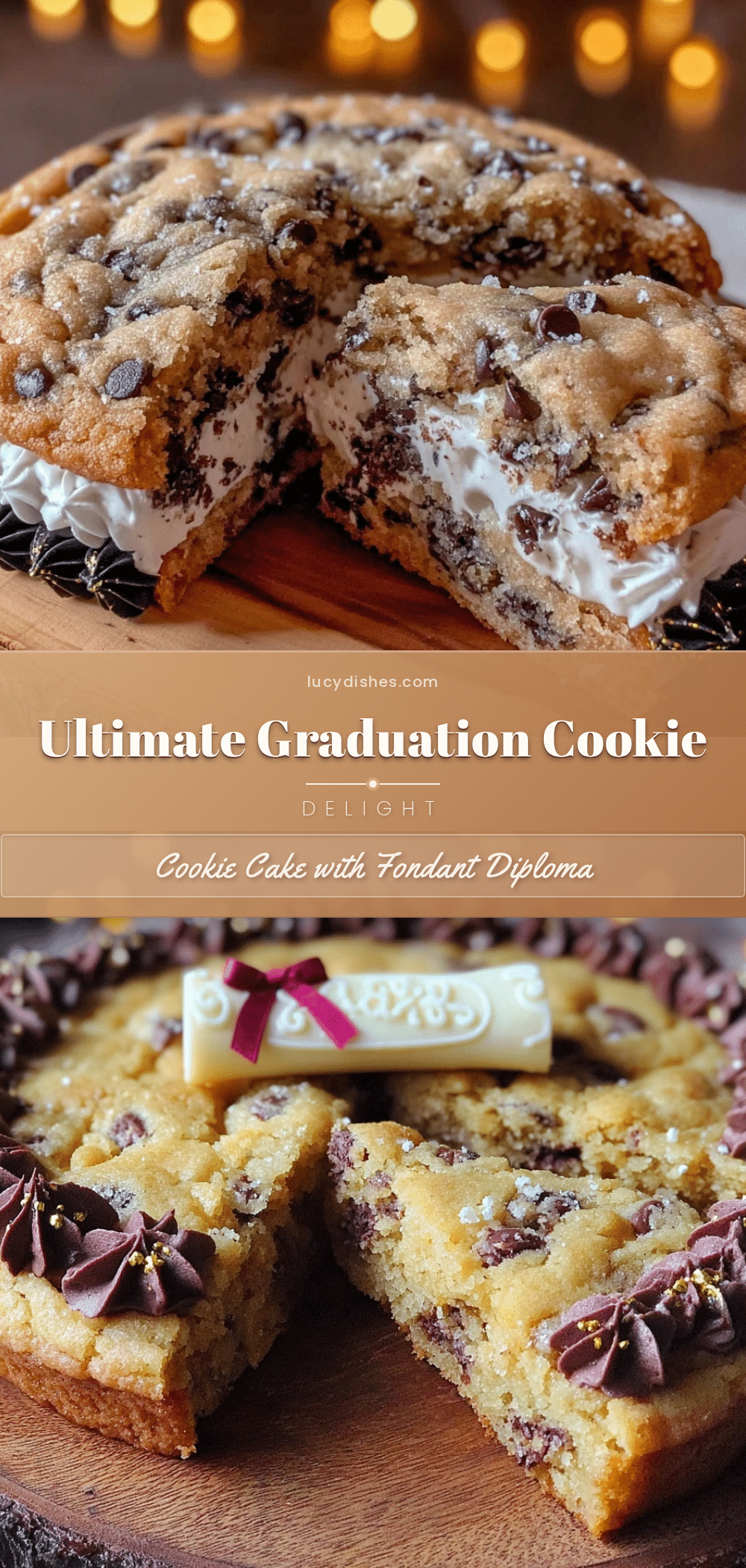 graduation cookie cake recipe
