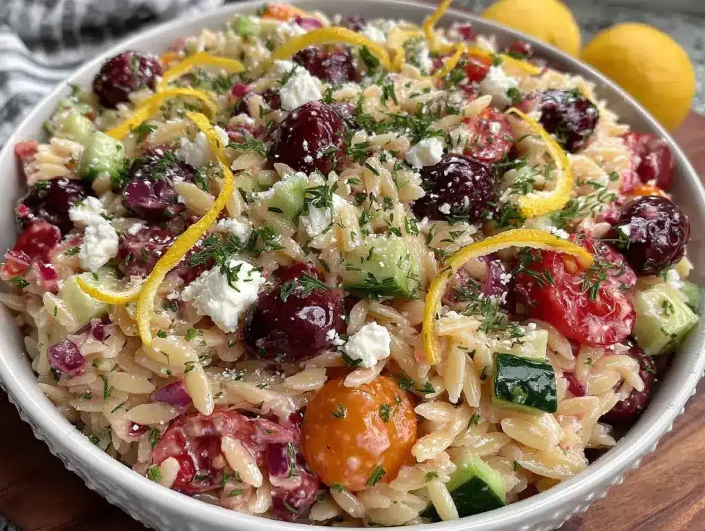 Greek Orzo Salad - featured image