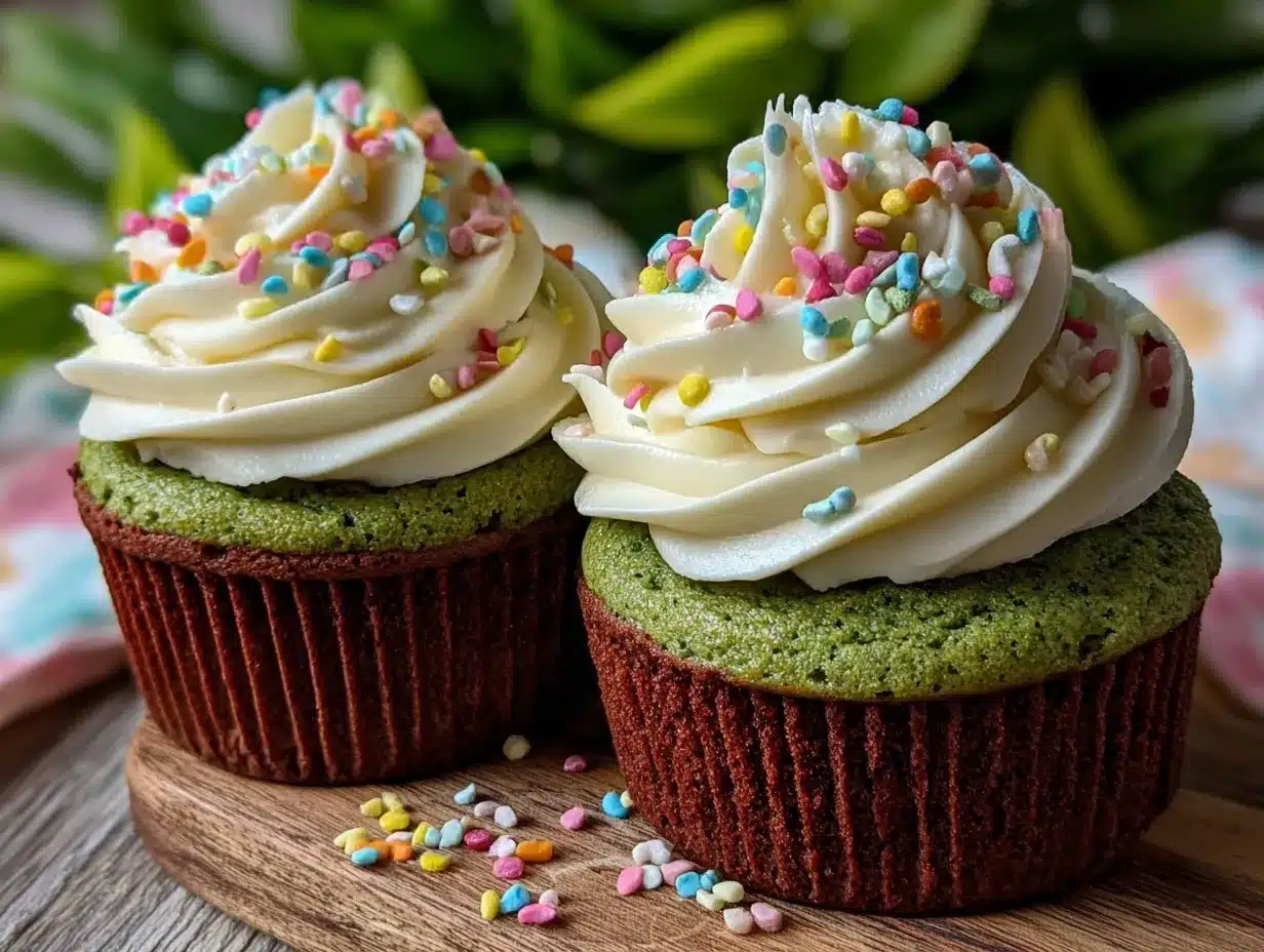 green velvet cupcakes preparation steps