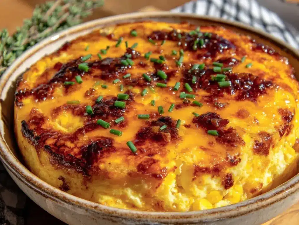 grilled corn dip casserole - featured image