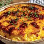grilled corn dip casserole - featured image