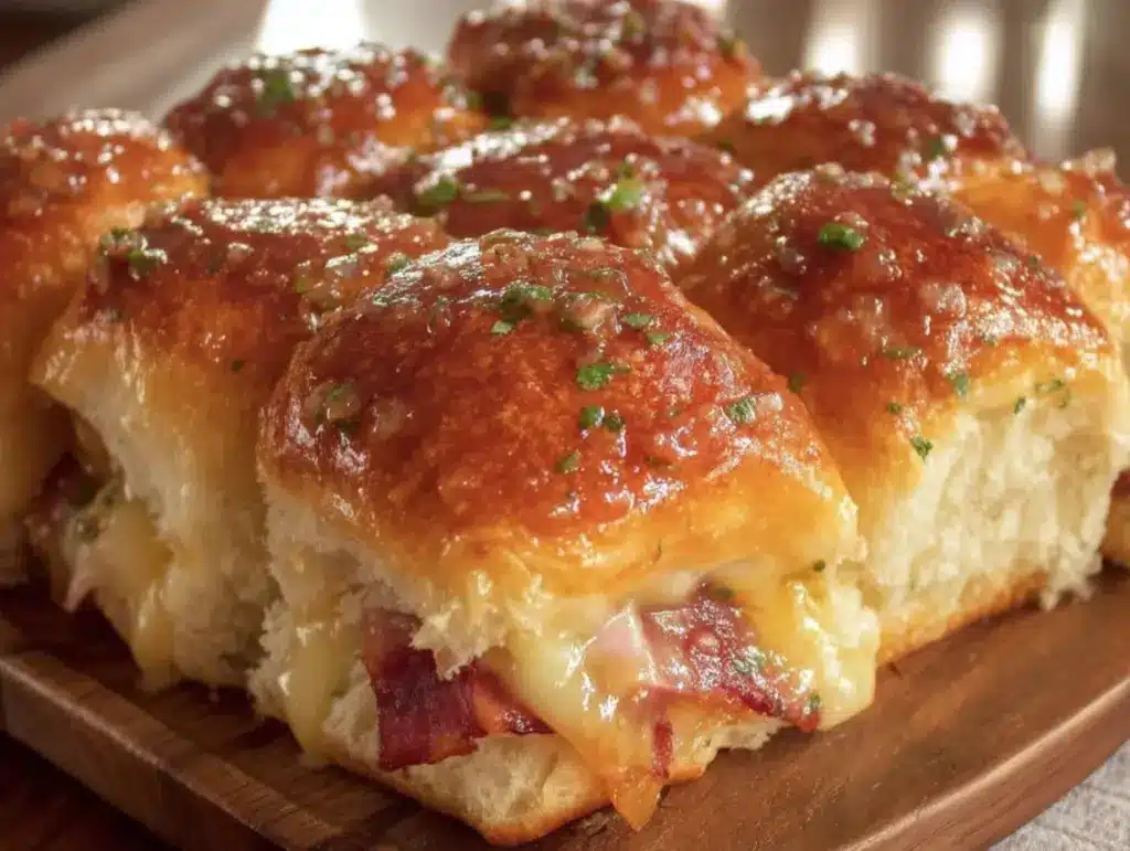 Hawaiian Roll Ham and Cheese Sliders - featured image