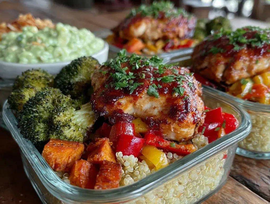 healthy comida saludable semanal meal prep - featured image