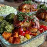 healthy comida saludable semanal meal prep - featured image