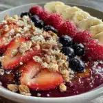 healthy high-protein acai bowl - featured image